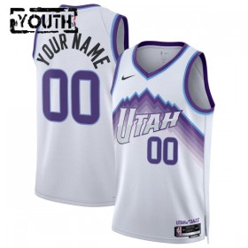NBA Børn Trøje Utah Jazz Custom 2025-26 Nike Association Edition Hvid Swingman